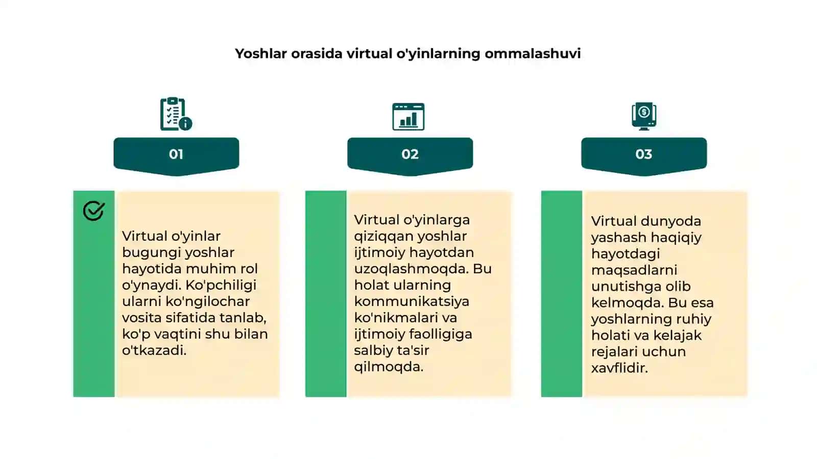 Vertual ôyinlarning yoshlar ongiga ta'siri 4