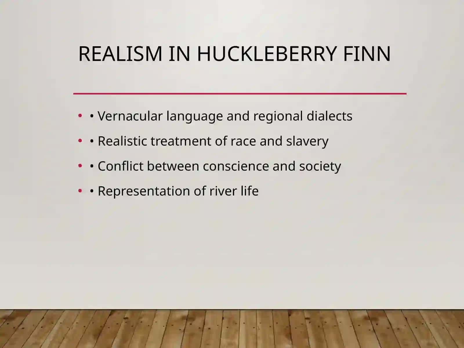 Mark Twain's Realism 4