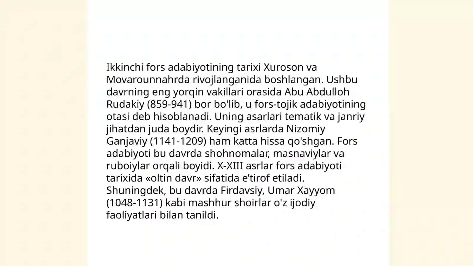 Sharq mumtoz adabiyotshunosligi 4