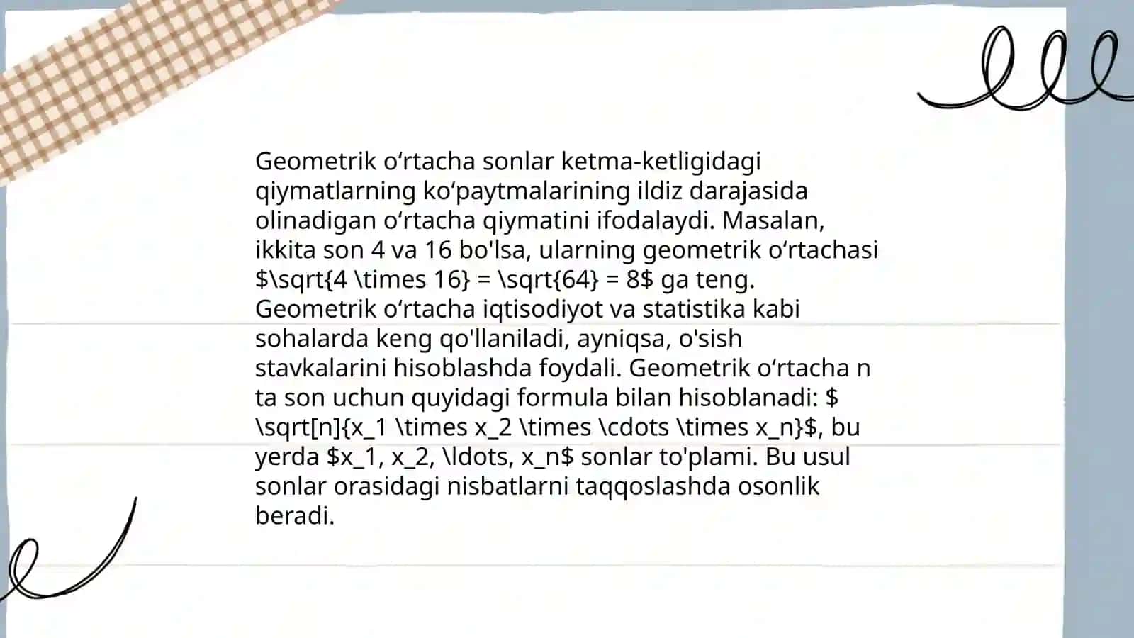Tuzilmaviy oʻrtacha koʻrsatkichlar 4