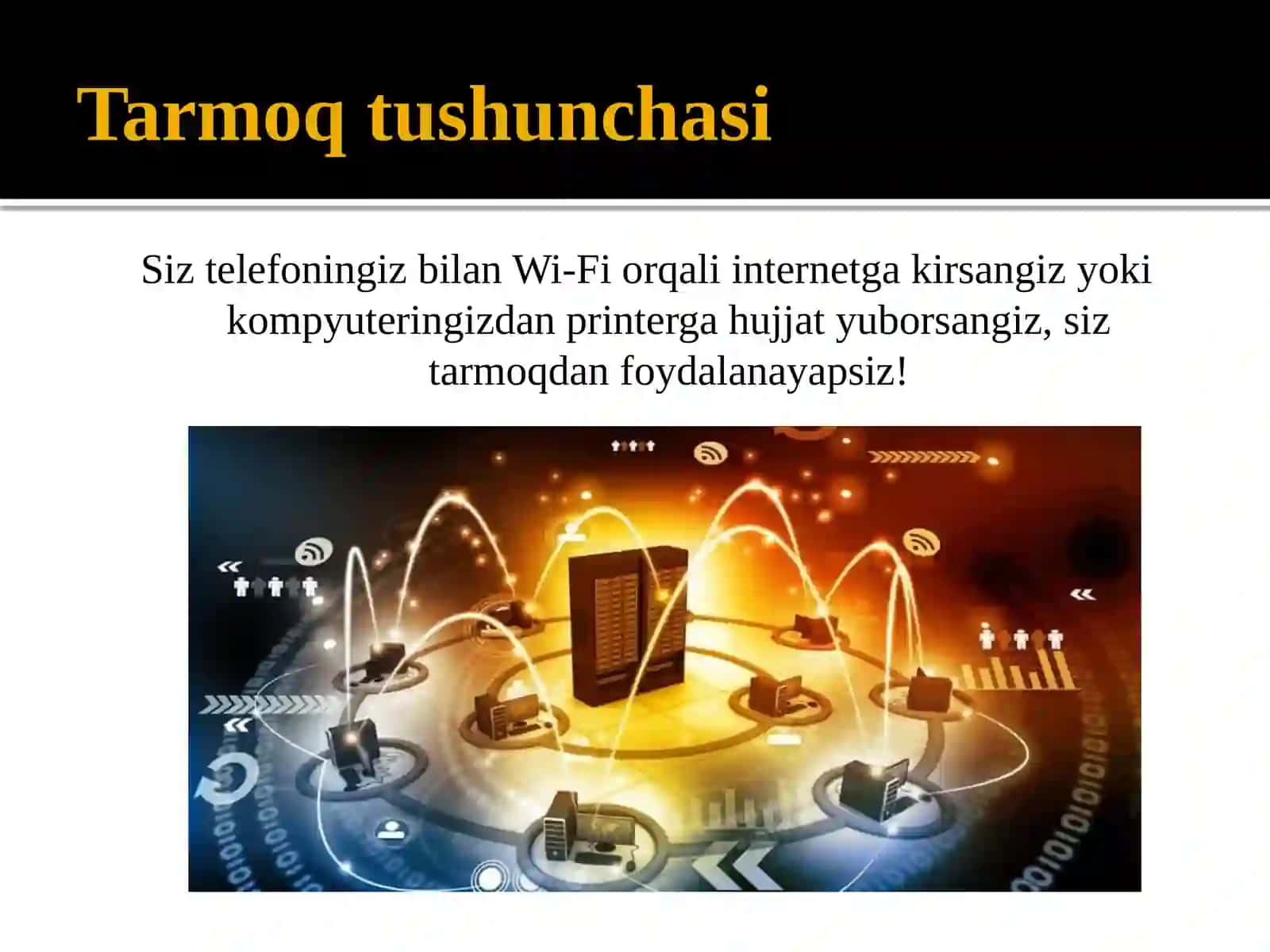 Tarmoqtashkiletish va boshqarishning so'nggi yangiliklari va vojlanishlari 4