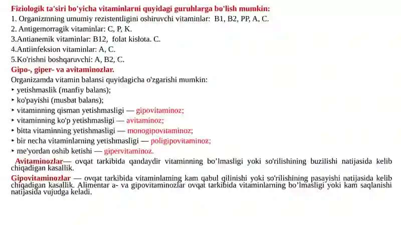 Vitaminlar 4