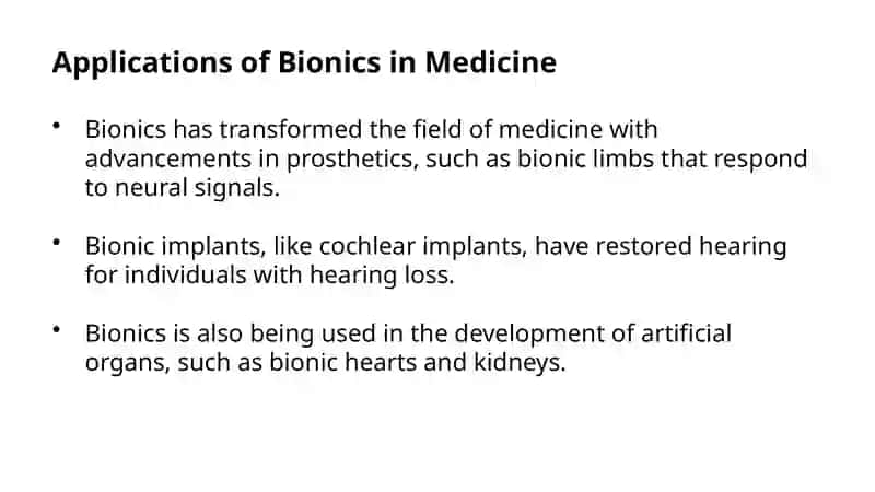 The Basis Of Bionics And It's Place In Humen Life 4