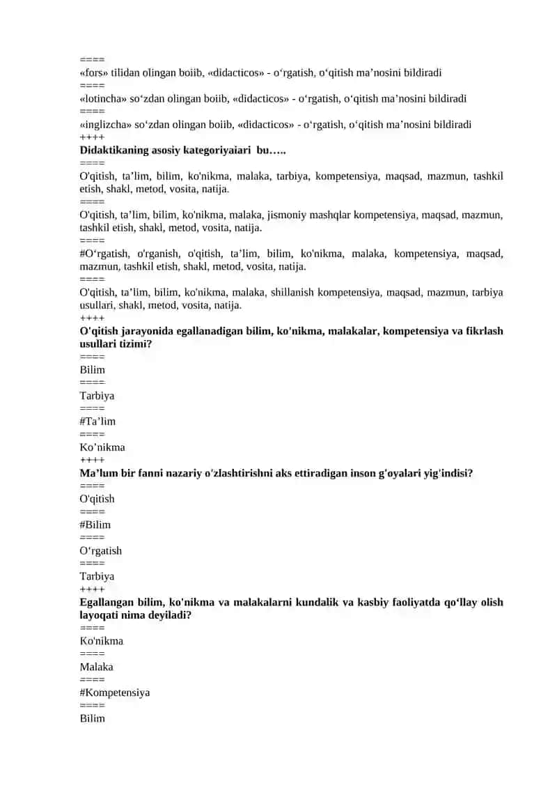 Pedagogika fanining predmeti 4