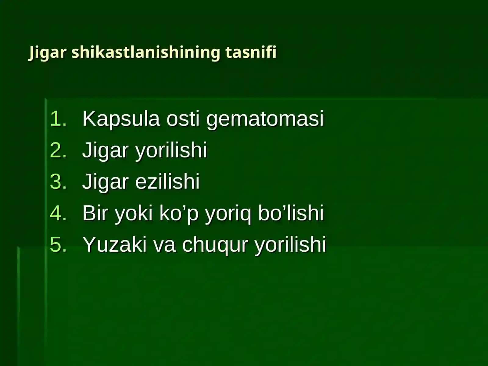 QORIN BO’SHLIG’I AZOLARINING YOPIQ SHIKASTLANISHLARI 4