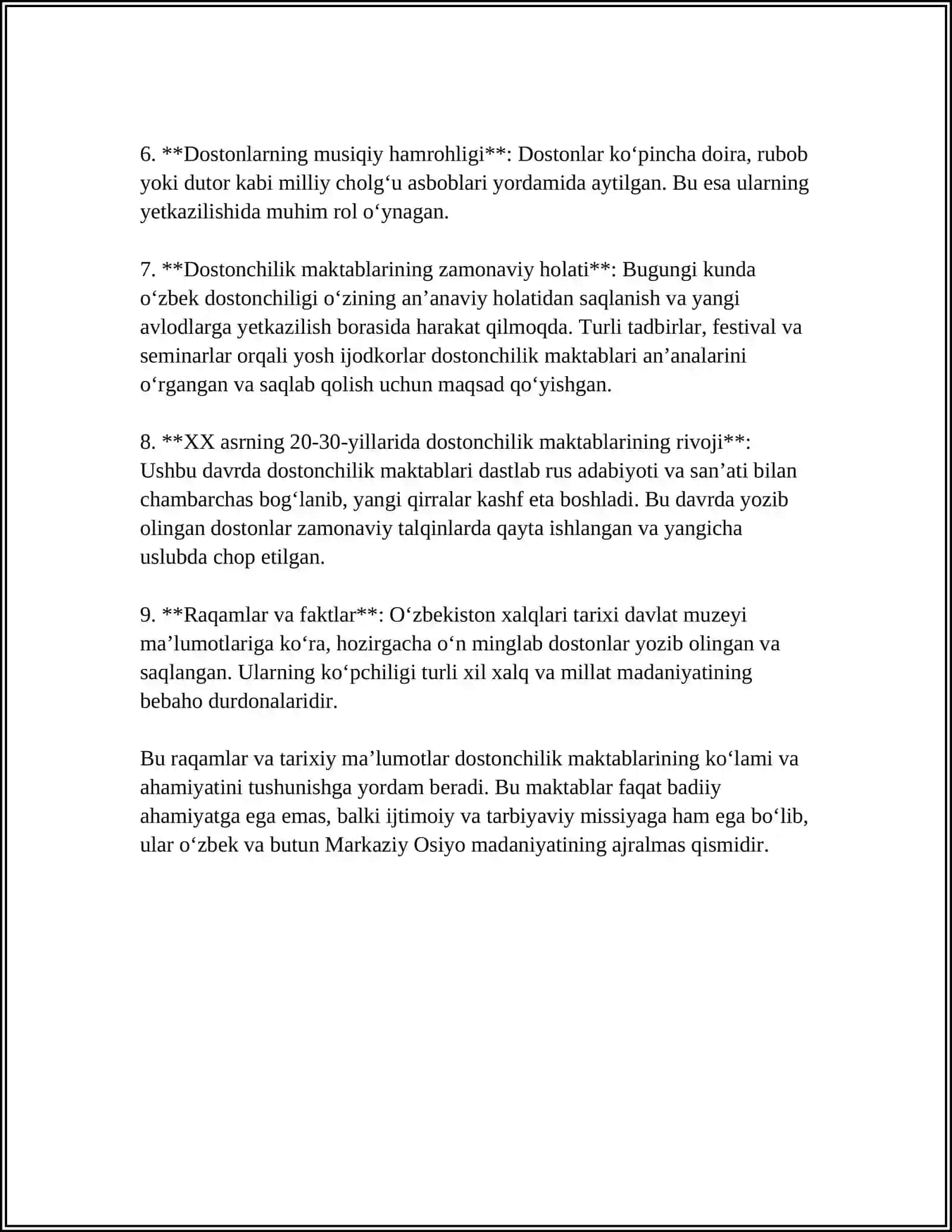 Dostonchilik Maktablari Haqida 4