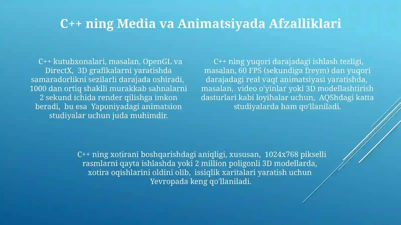 C++ tilida media va animatsiya 4