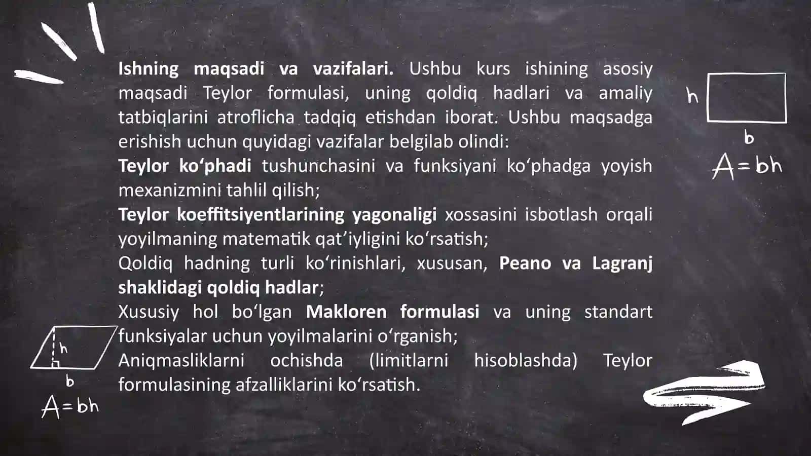 Matematika Analiz Fanidan 4