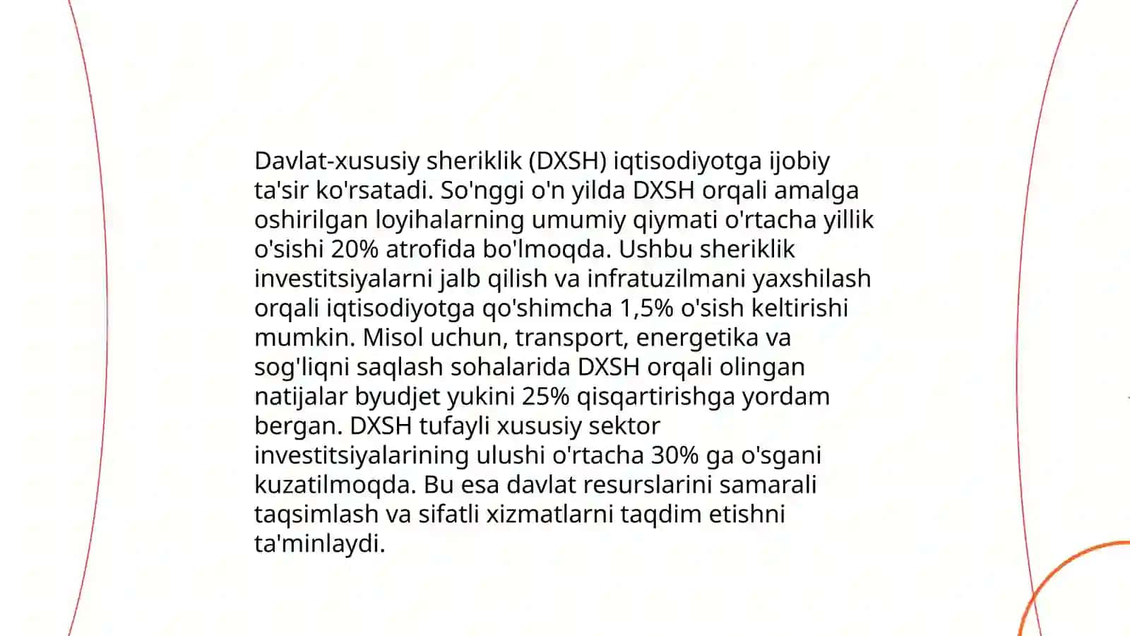 Davlat-xususiy sherikligining usullari va shakllari 4