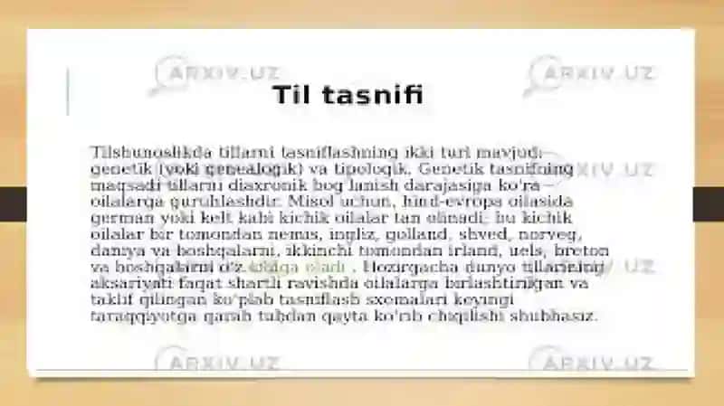 Til oilalari haqida malumot 4