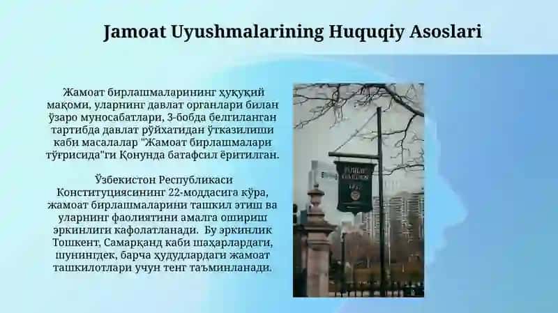 Jamoatchilik Uyushmalari 4