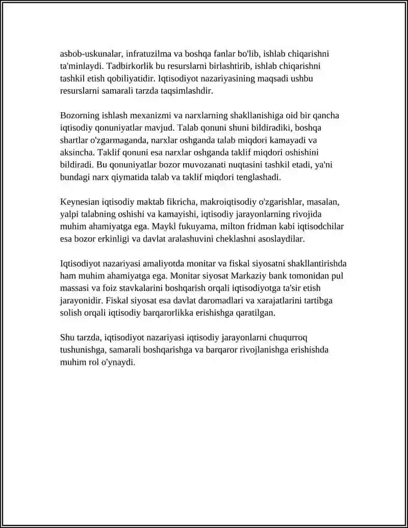 Iqtisodiyot Nazariyasi 4