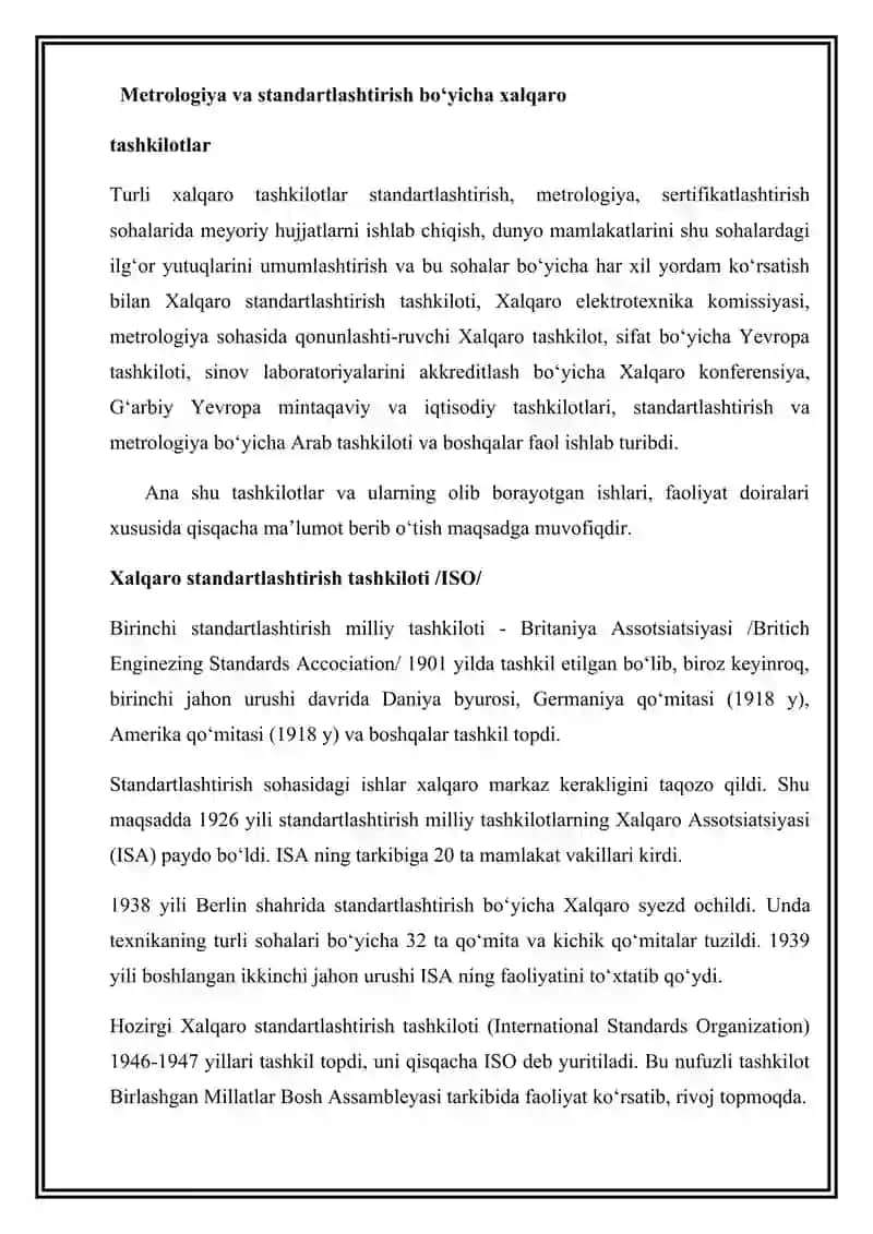 Metrologik ta'minot tushunchasi 4