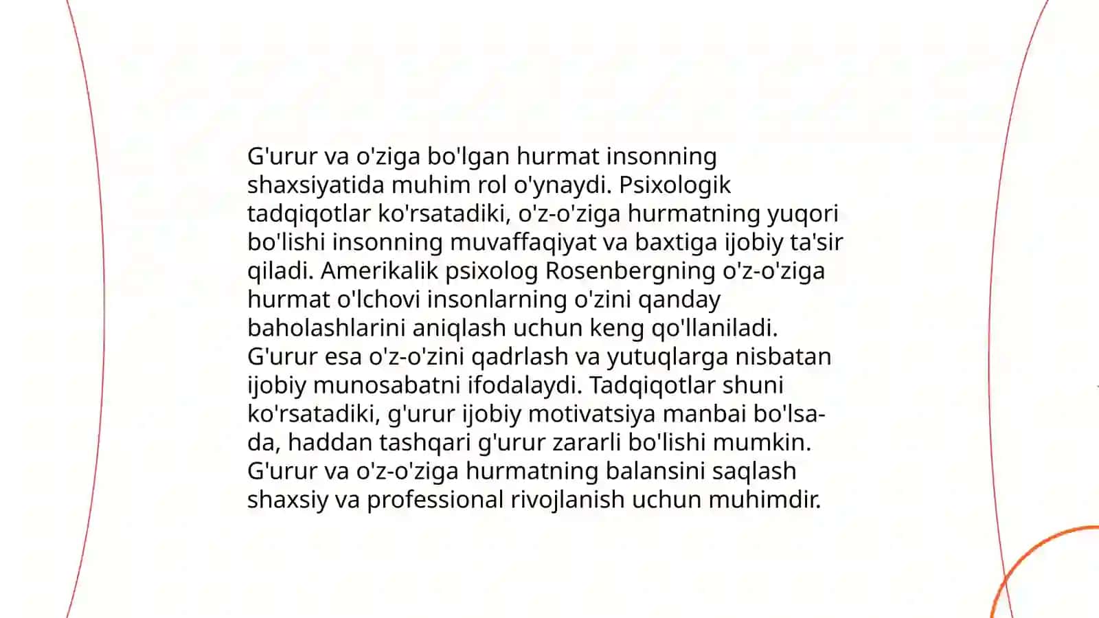Shahsning ijtimoiy ustanovkalari 4
