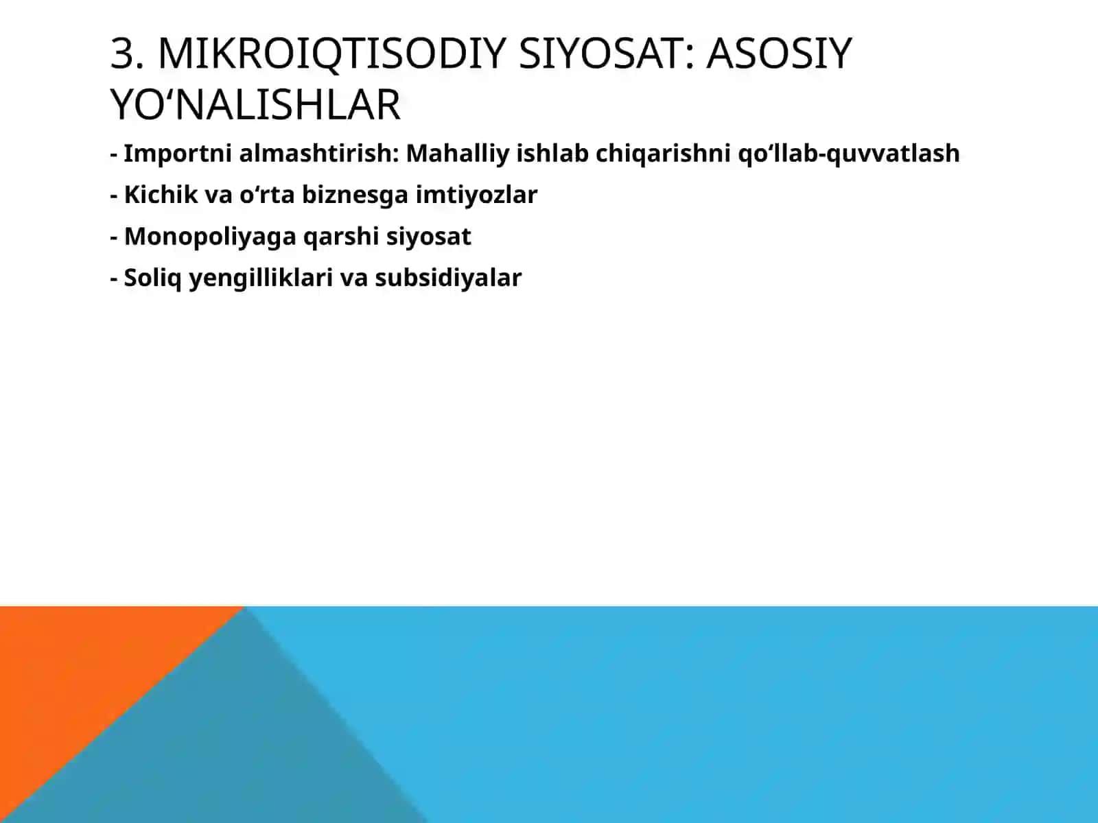 Rossiya: Tashqi Savdo va Mikroiqtisodiy Siyosat 4