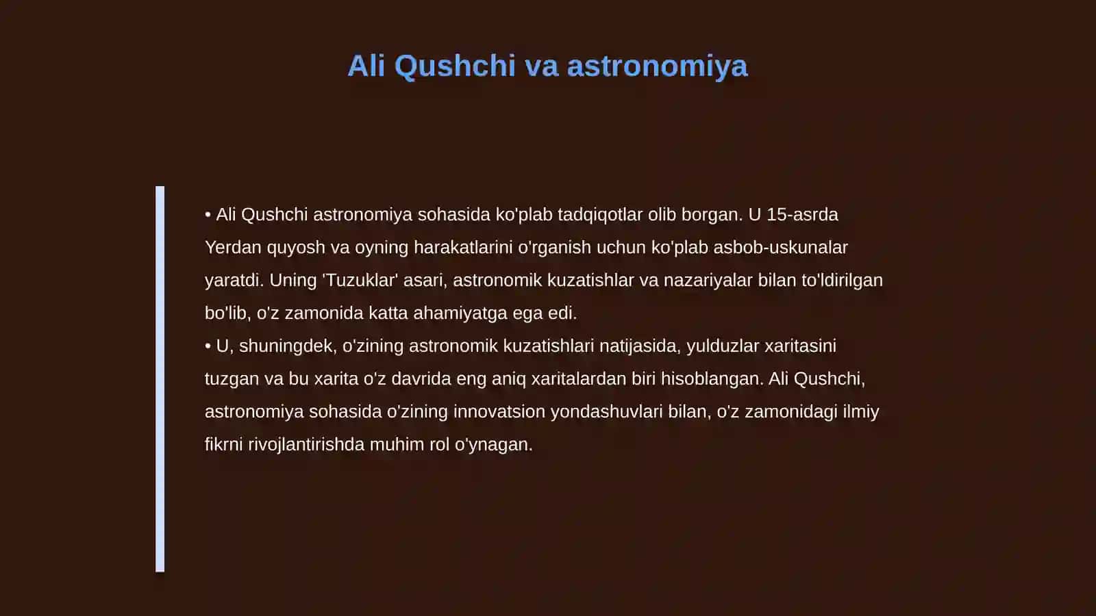 Ali Qushchi hayoti va ilmiy faoliyati 4