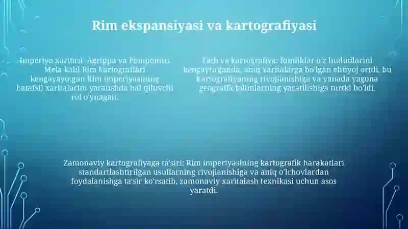 Qadimgi Rimda Geografiyaning Rivojlanishi 4