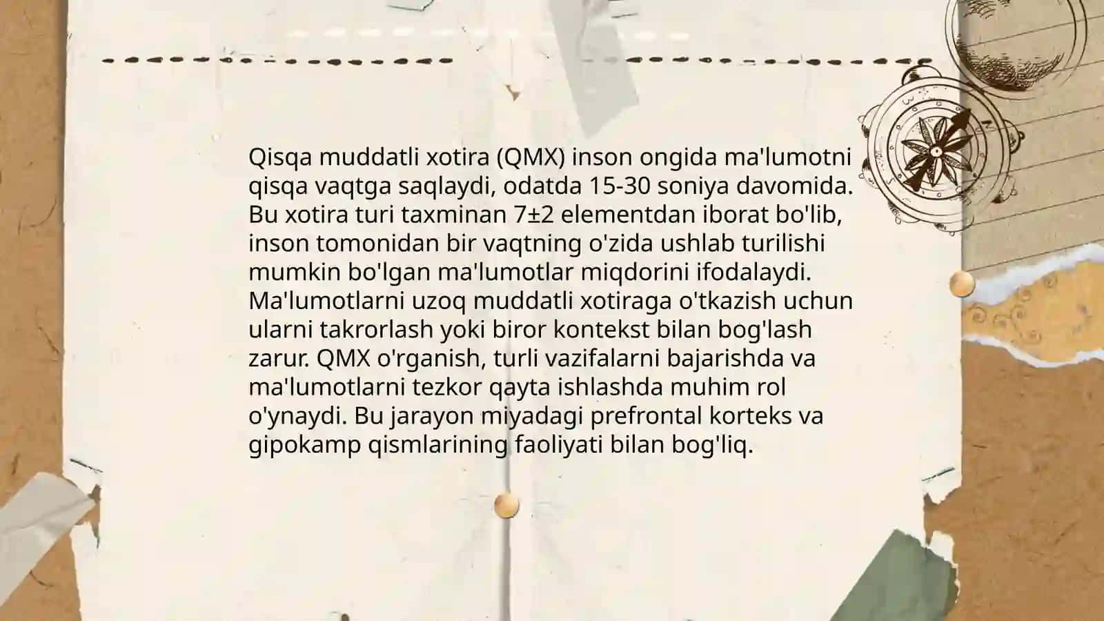 Xotira mexanizmlari 4