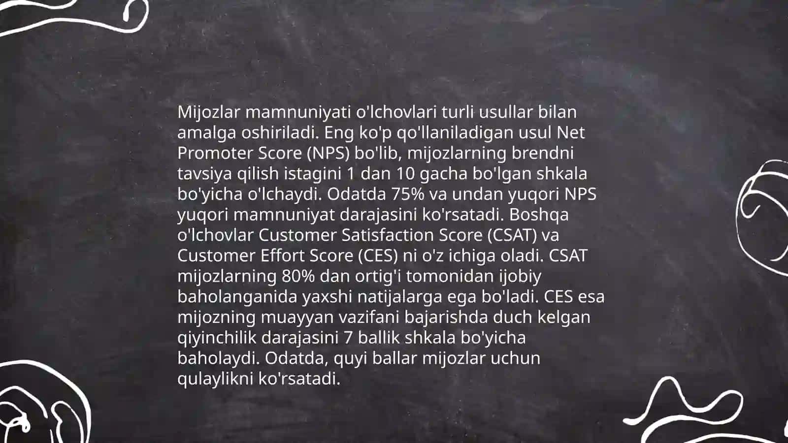 Mehmonxonada xizmatlarni baholash va boshqarish 4