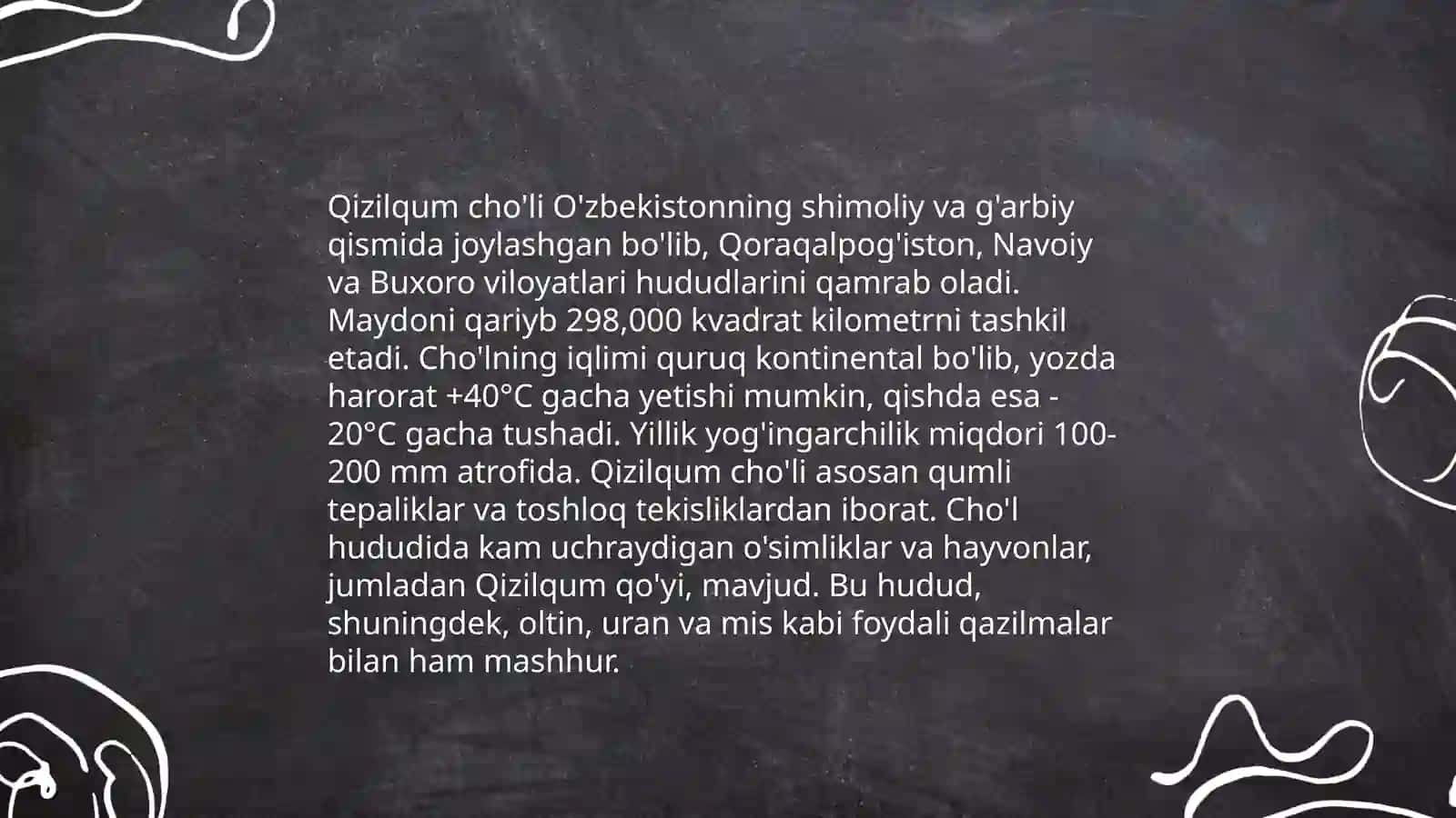 Osiyoda tarqalgan chol mintaqasi 4