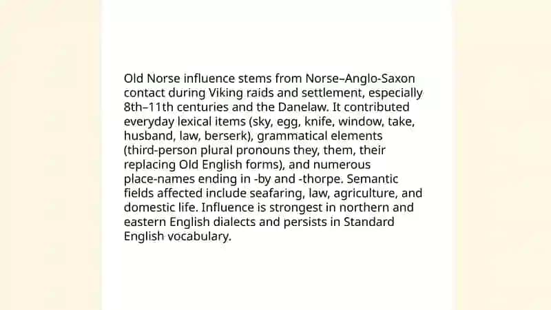 Etymological layers of English vocabulary 4