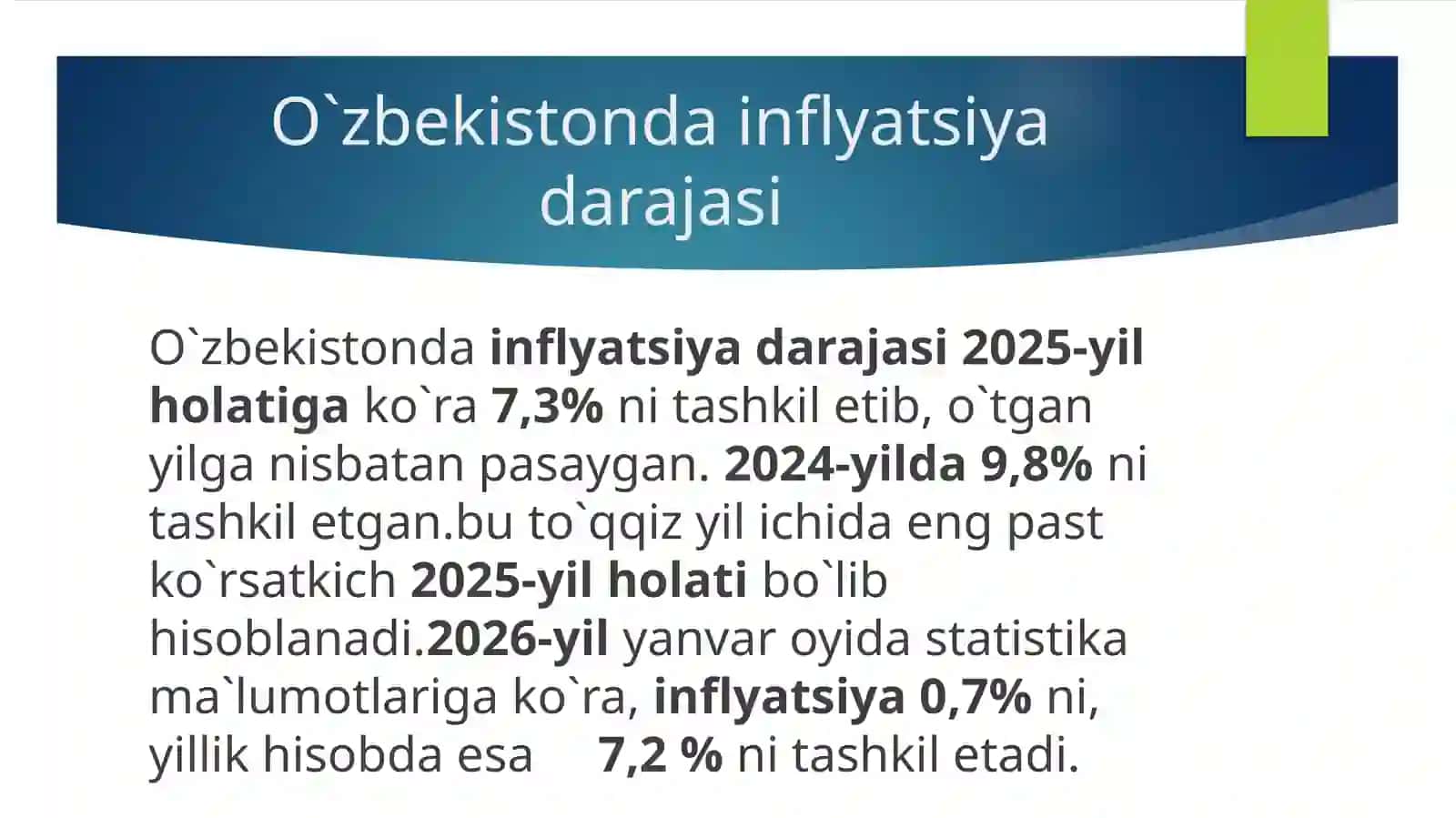 INFLYATSIYA VA AKSILINFLYATSIYA SIYOSATI 4