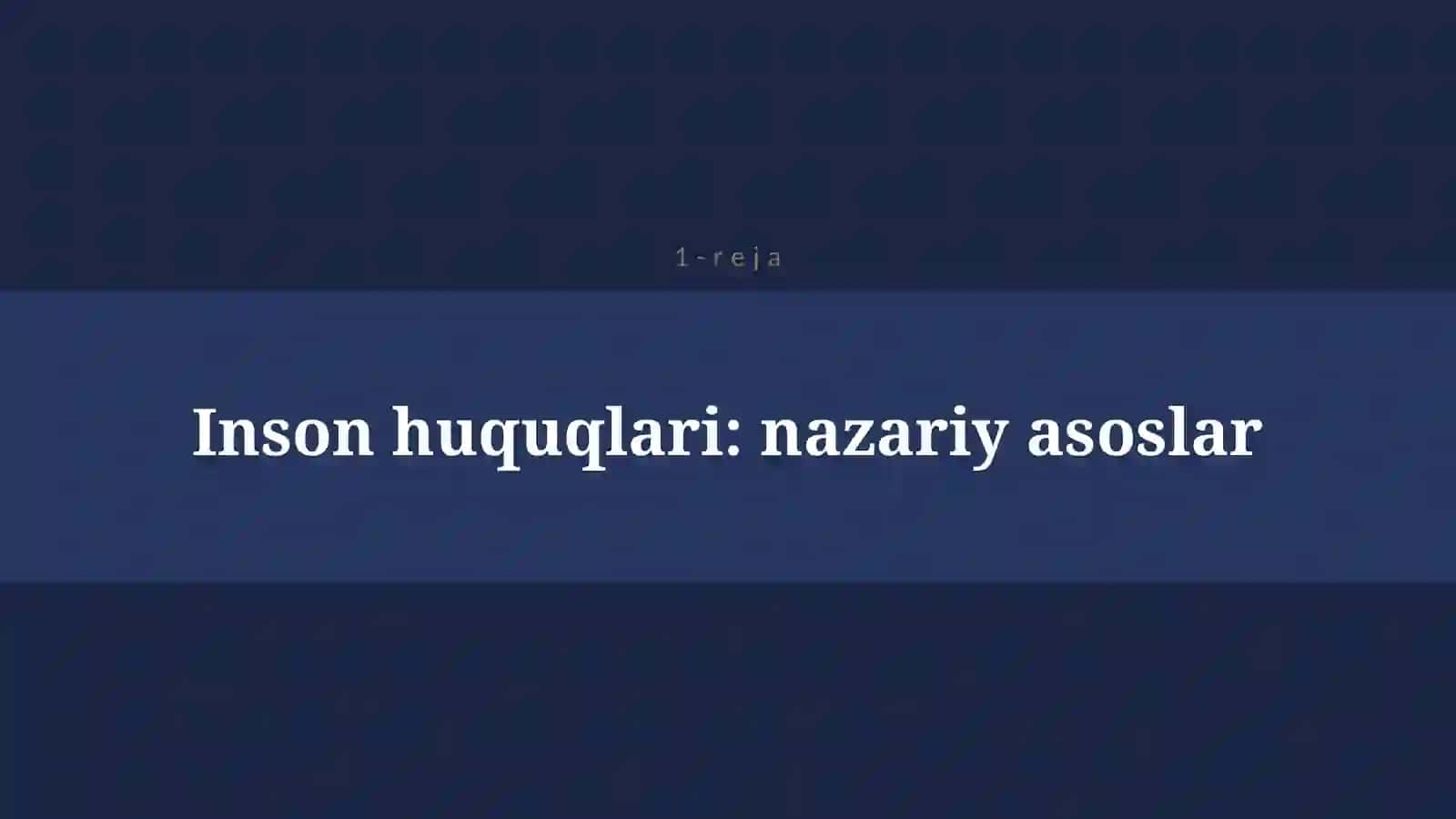 O'ZBEKISTONDA INSON VA FUQAROLARNING ASOSIY HUQUQLARI 4