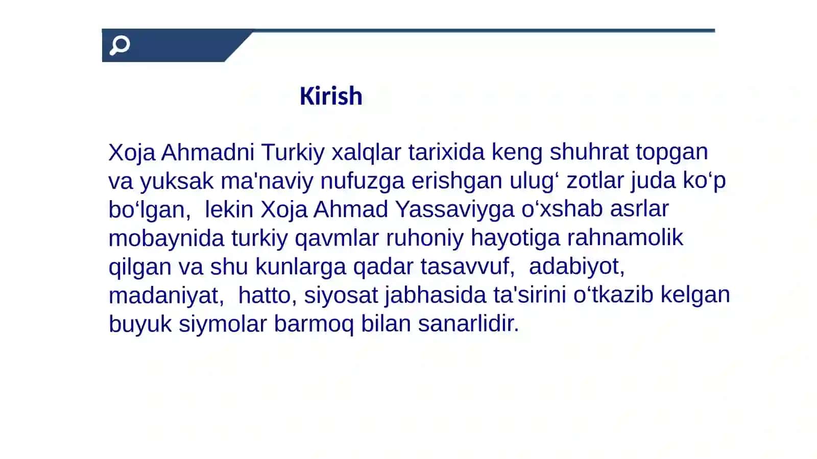Ahmad Yassaviy ijodiy merosi 4