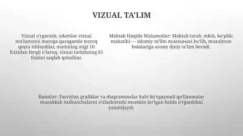 Maktab Haqida Malumotlar Rasmlar Bo'Lsin 4