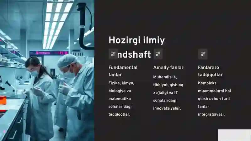 Dunyoning ilmiy landshafti va evolyutsiyasi 4