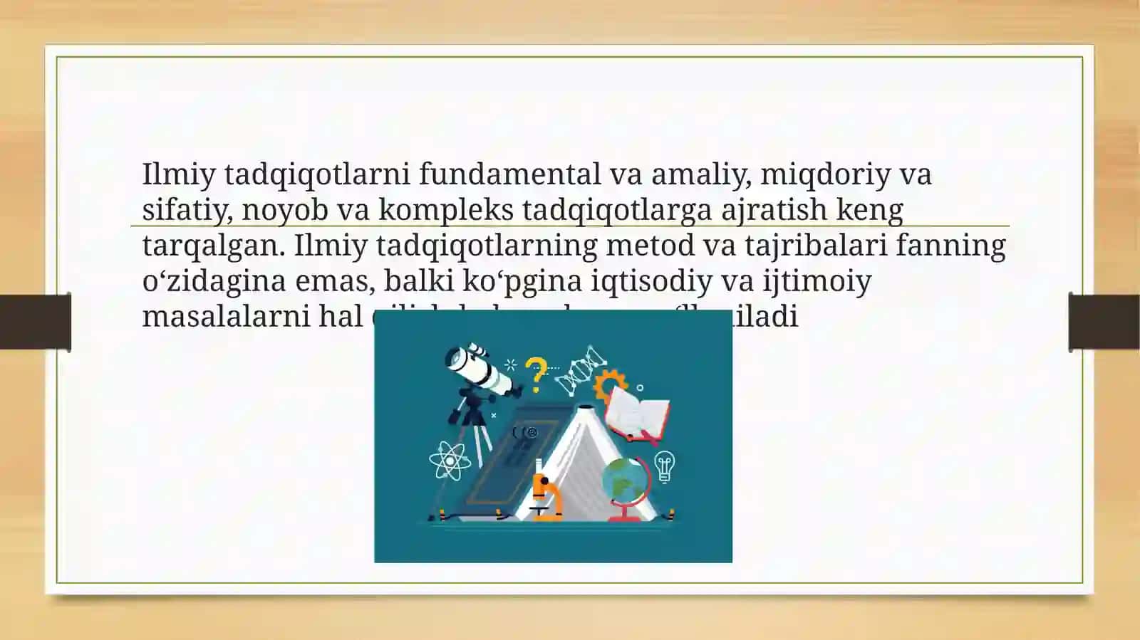Ilmiy tadqiqotlarning tiplari 4