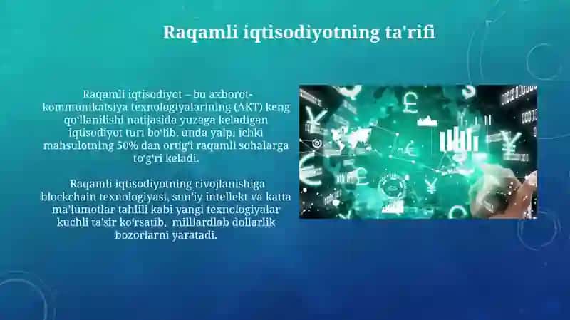Raqamli iqtisodiyotning afzalliklari 4