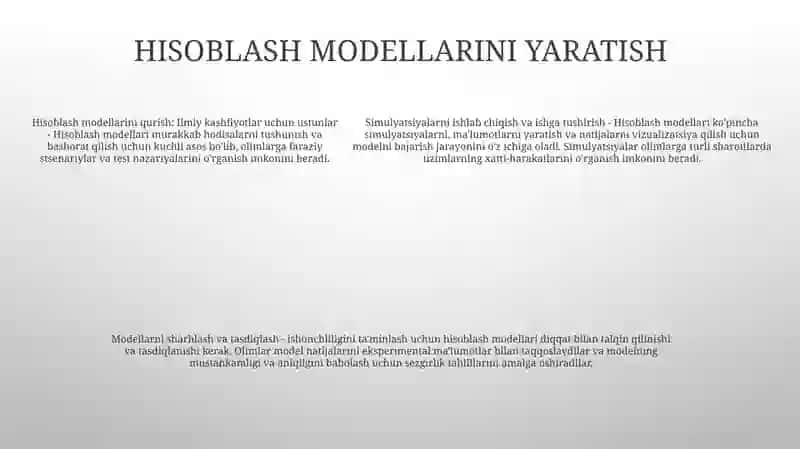 Hisoblash Modellari 4