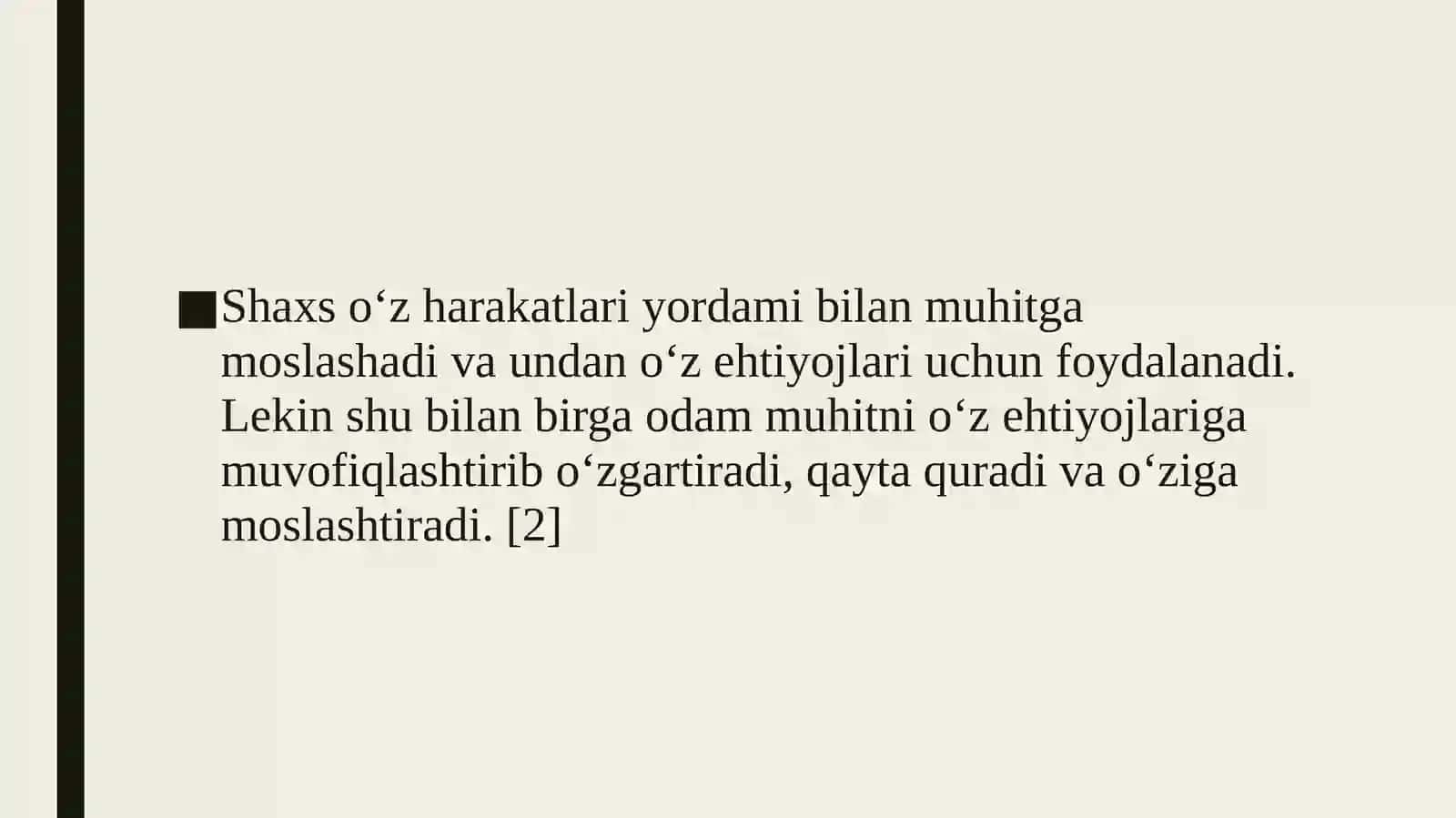 Oʻz oʻrnini baholash metodi.Ichki irodaviy boshqaruv 4