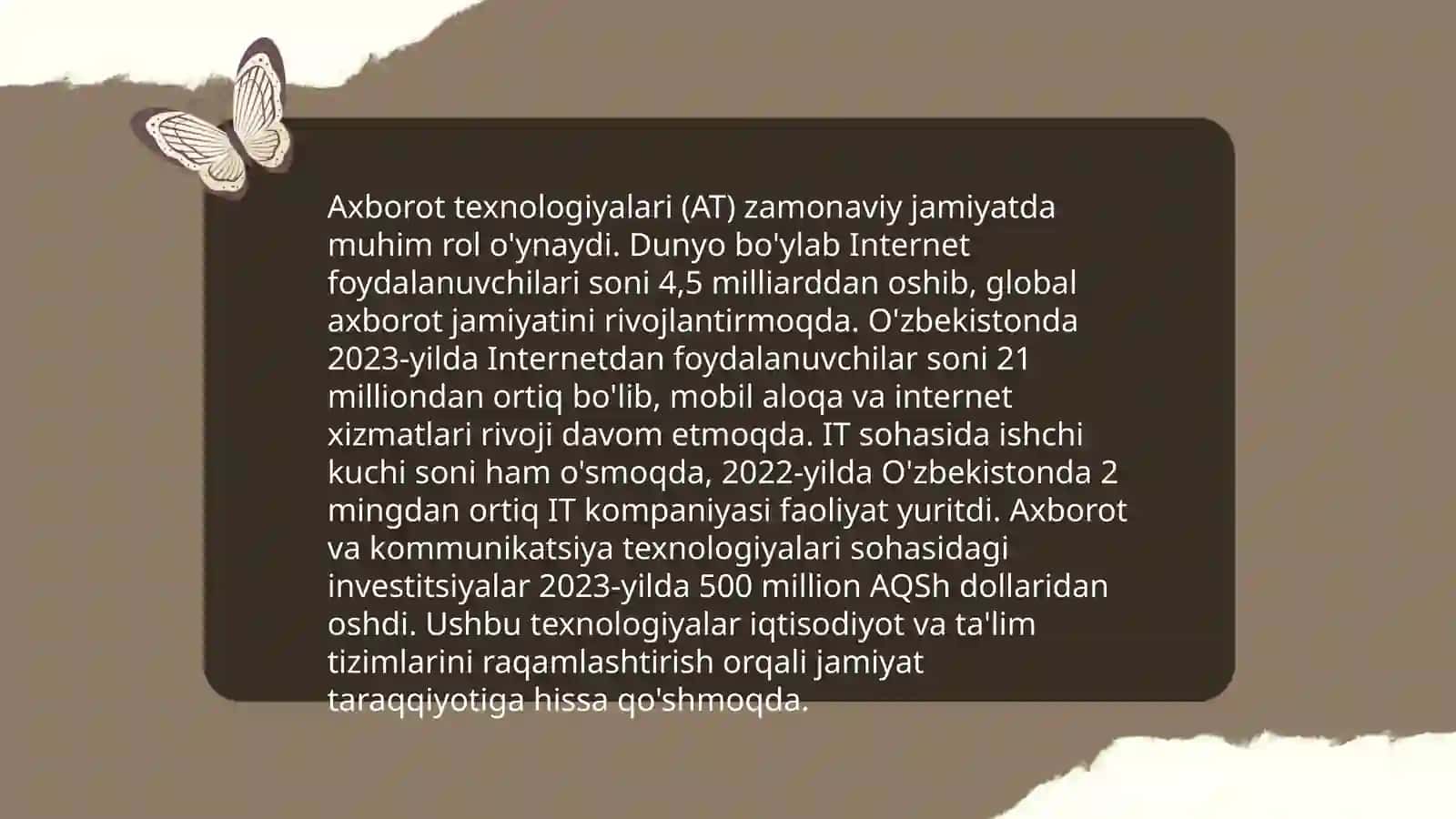 Axborotlashgan jamiyatda texnologiyaning rivojlanishi 4