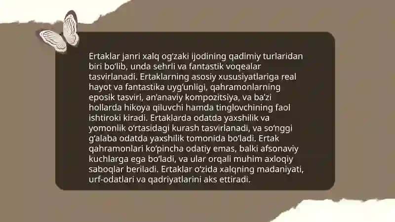Oʻzbek xalq ertaklarining oʻrganilishi 4