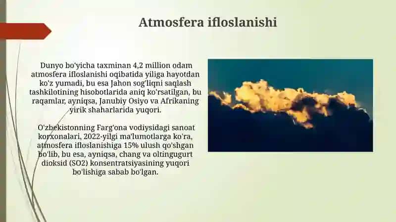 Atmosferaning gazlar tarkibi 4