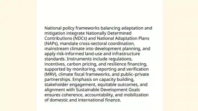 Climate Change: Adaptation vs. Mitigation Strategies 4