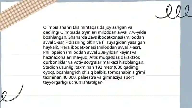 Qadimgi olimpiada oʻyinlari 4