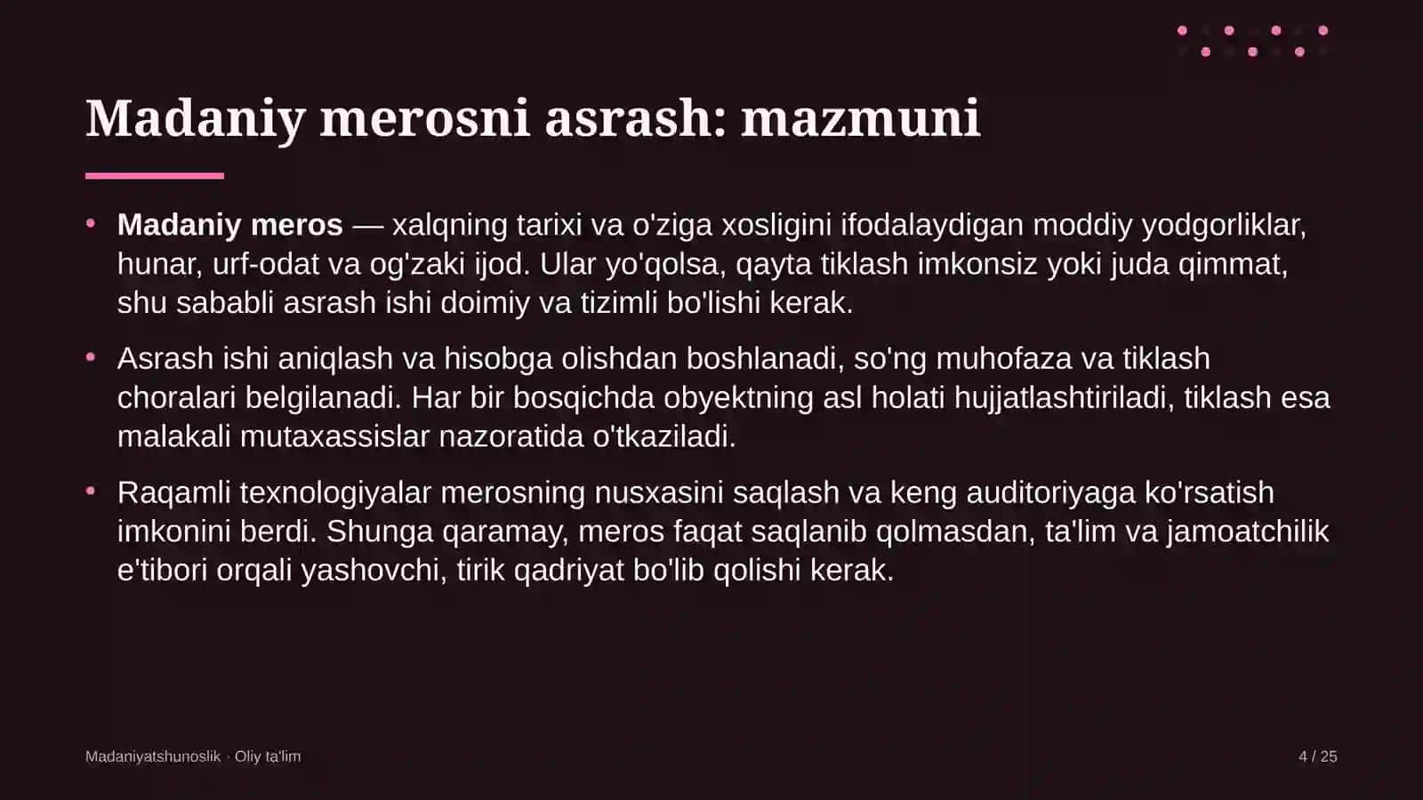 Dori vositalari ulgurji savdosida madaniy merosni asrash 4