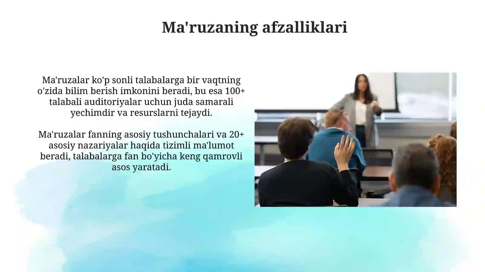 Ma'ruzaning ta'rifi 4