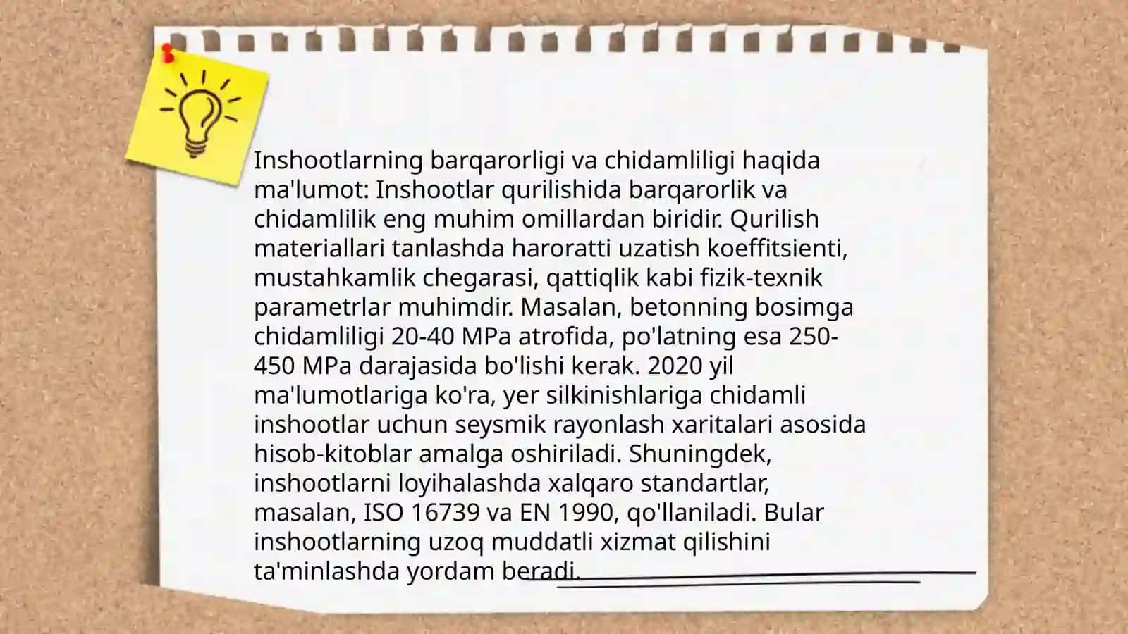 Muhandislik inshoatlar hisoboti 4