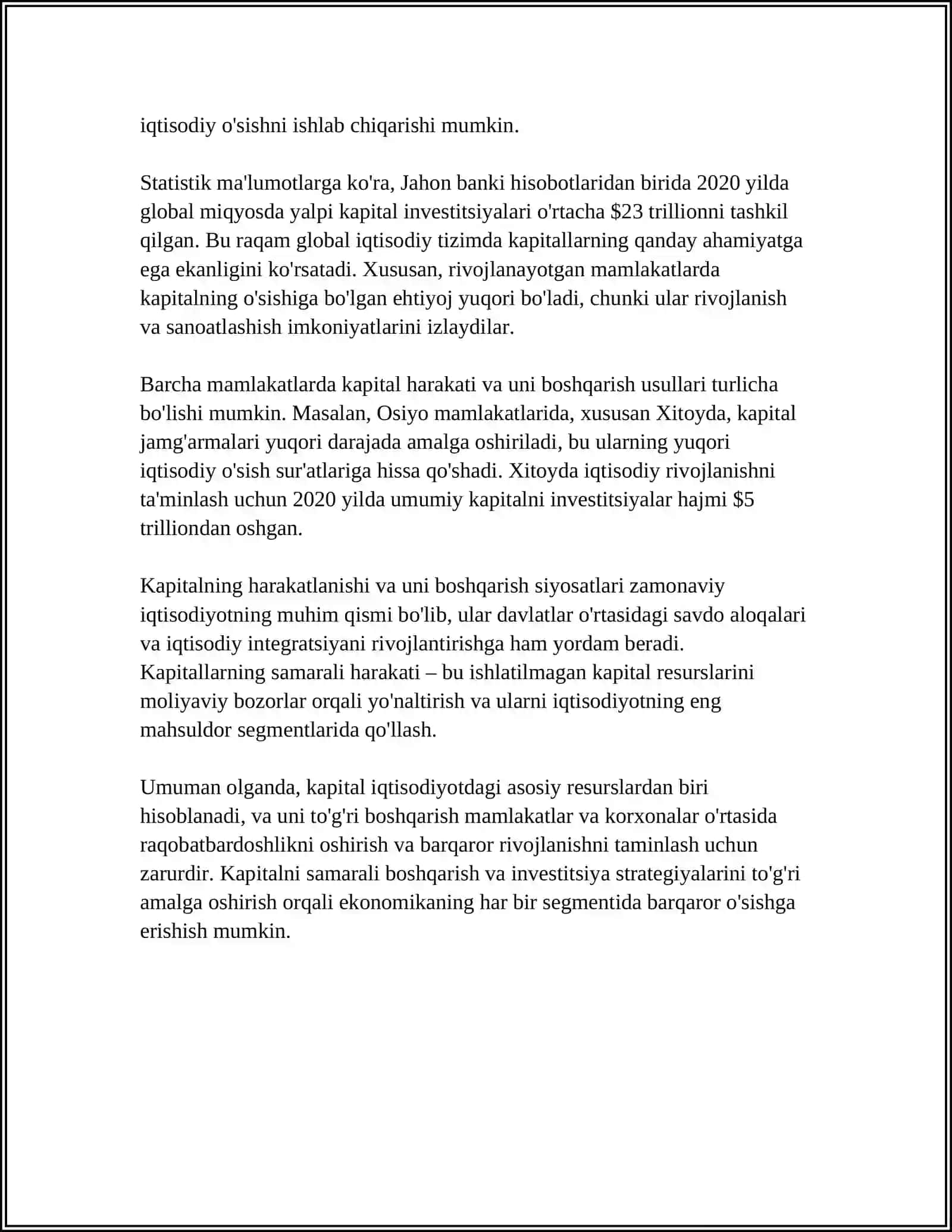 USTAV KAPITALI VA QO'SHILGAN KAPITAL HISOBI, REZERV KAPITALI HISOBI 4