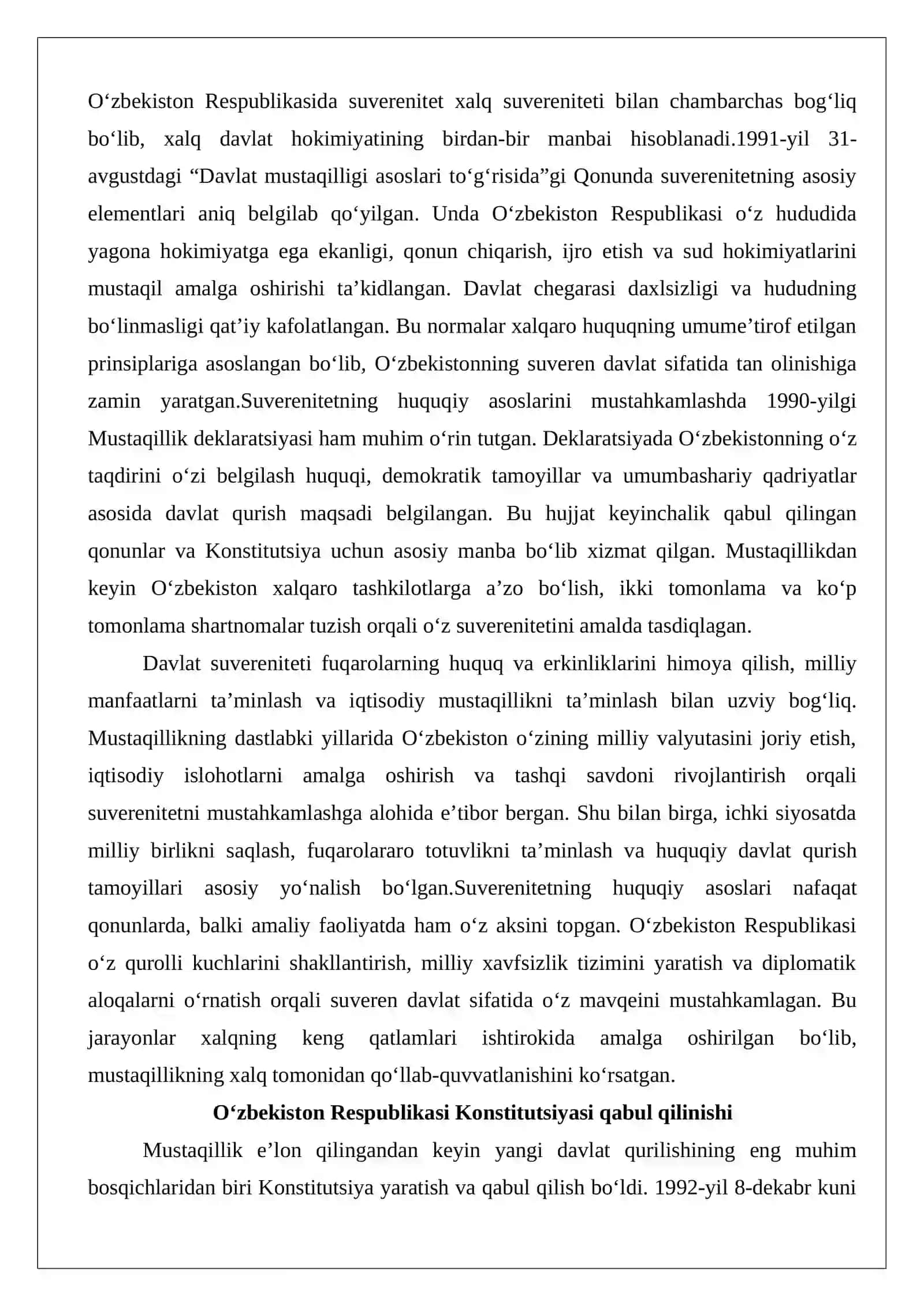 O‘zbekistonning o‘ziga xos istiqlol va taraqqiyot yo‘li 4