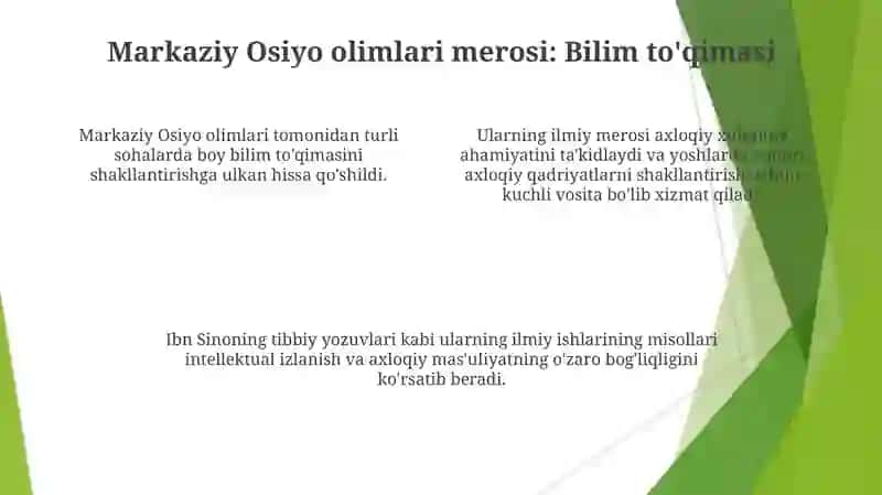 O‘rta Osiyo allomalari ilmiy merosi 4
