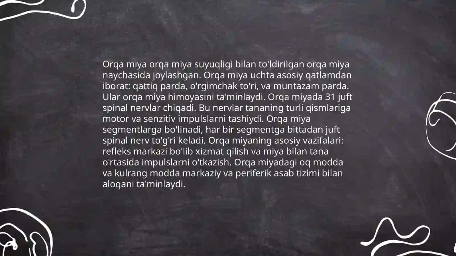 Orqa miya o'zaklarining joylashuvi va ularning ahamyati 4