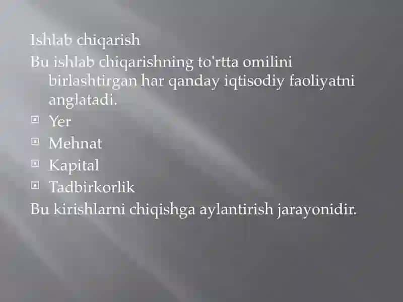 Korxona daromadlari va foydasini maksimallashtirish 4