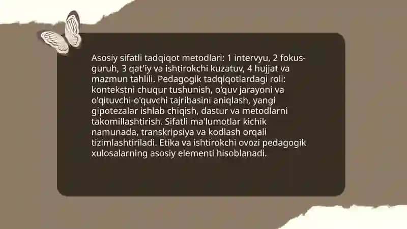 Pedagogikaning ilmiy tadqiqot metodlari 4