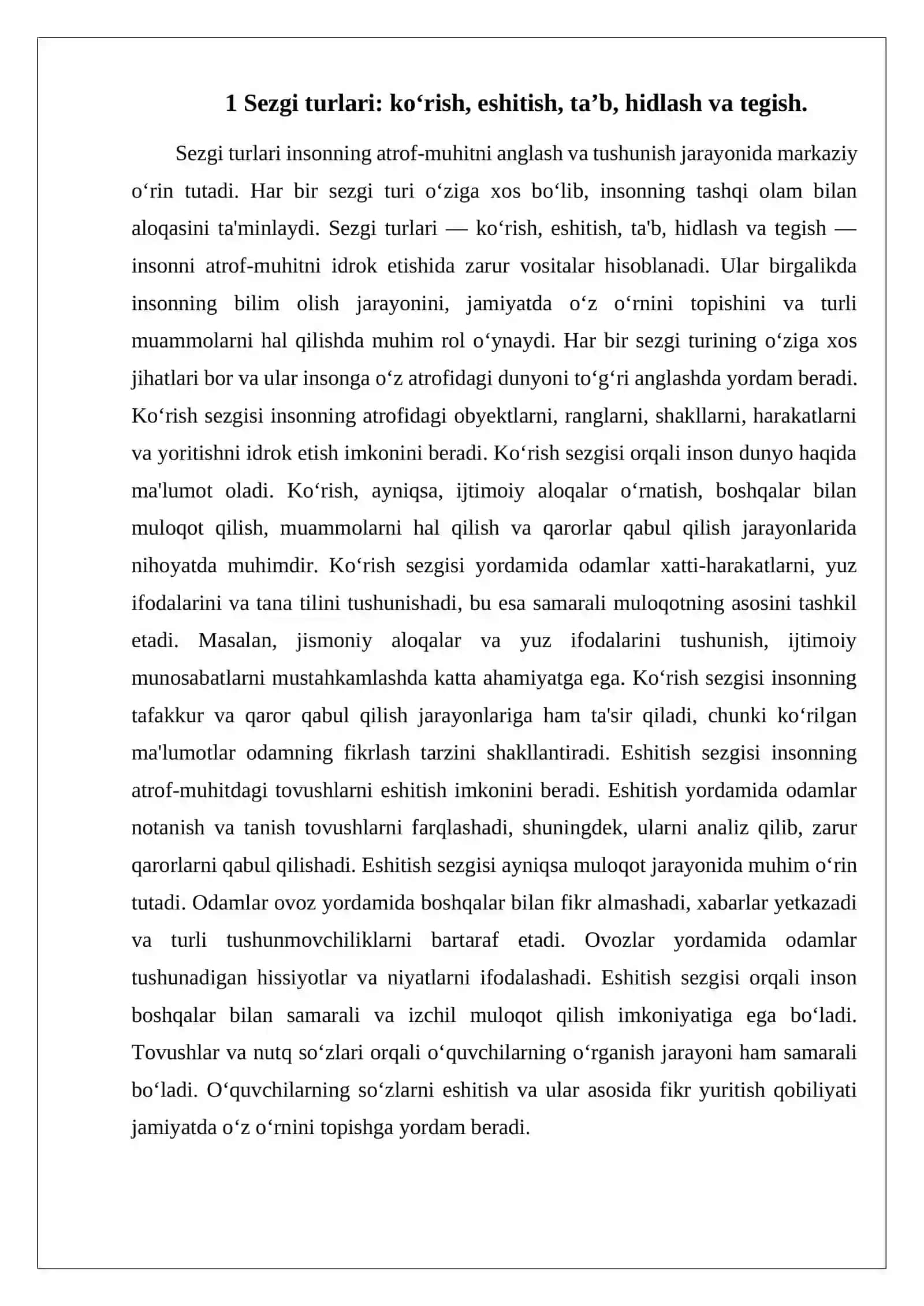 Sezgi turlari va uning qonuniyatlari 4