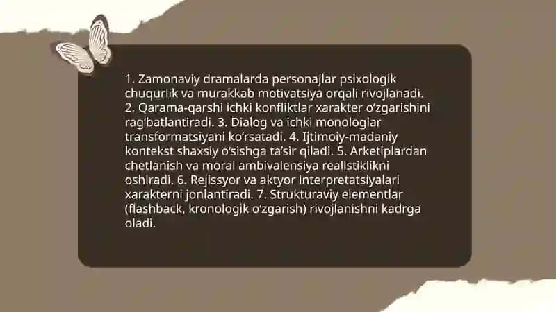 Bugungi dramatik asarlar tahlili 4